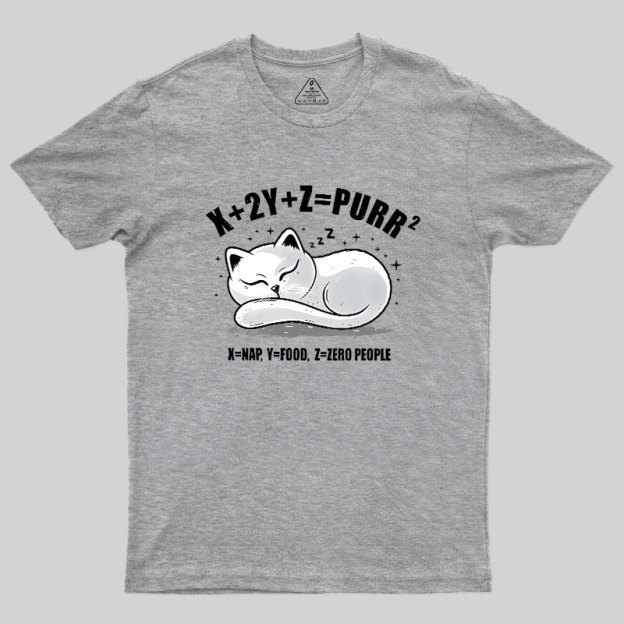 Purrfect Equation Geek T-Shirt