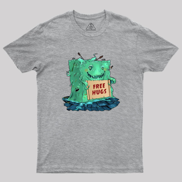 Gelatinous Cube free hugs Geek T-Shirt