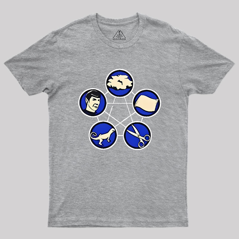 Rock Paper Scissors Lizard Geek T-Shirt