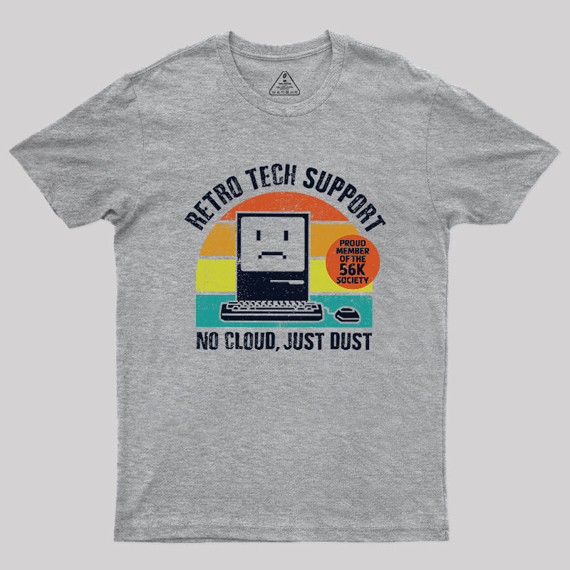 RETRO TECH SUPPORT Geek T-Shirt