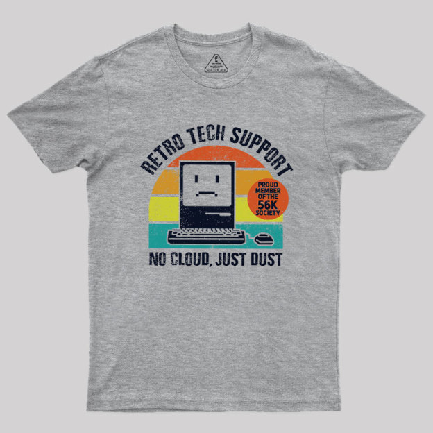 RETRO TECH SUPPORT Geek T-Shirt