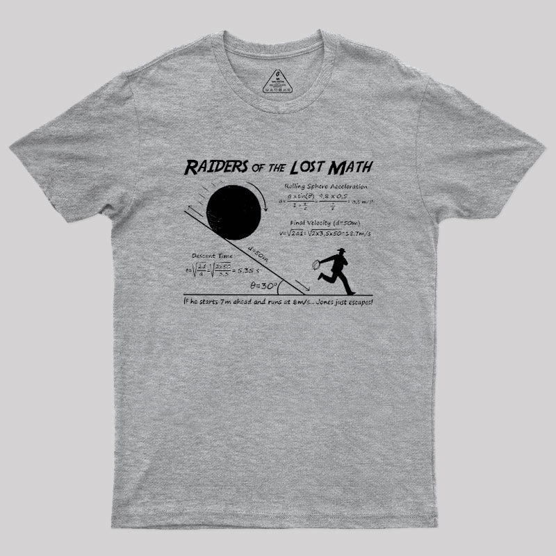 Raiders Of The Lost Math Geek T-Shirt