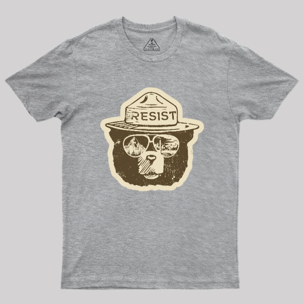 VINTAGE Alt National Park Service Resist Geek T-Shirt