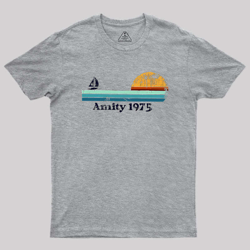 Sailboat Sunrise Summer Geek T-Shirt