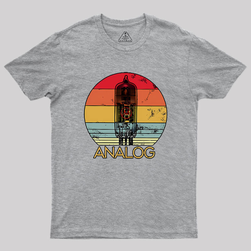 Vacuum Tube Analog Geek T-Shirt