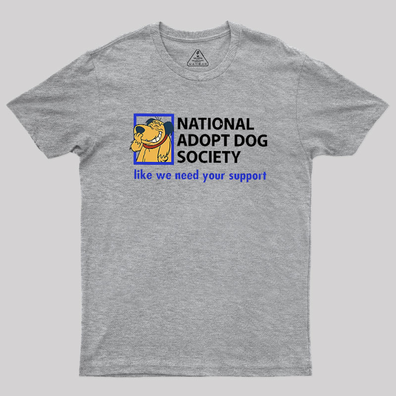National Adopt Dog Society Geek T-Shirt