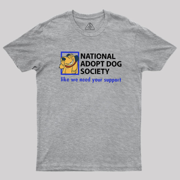 National Adopt Dog Society Geek T-Shirt