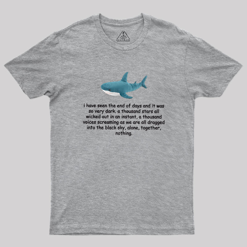 Shark Existentialism Geek T-Shirt
