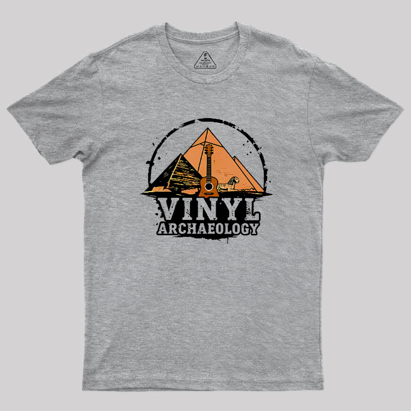 Vinyl Archaeology Geek T-Shirt