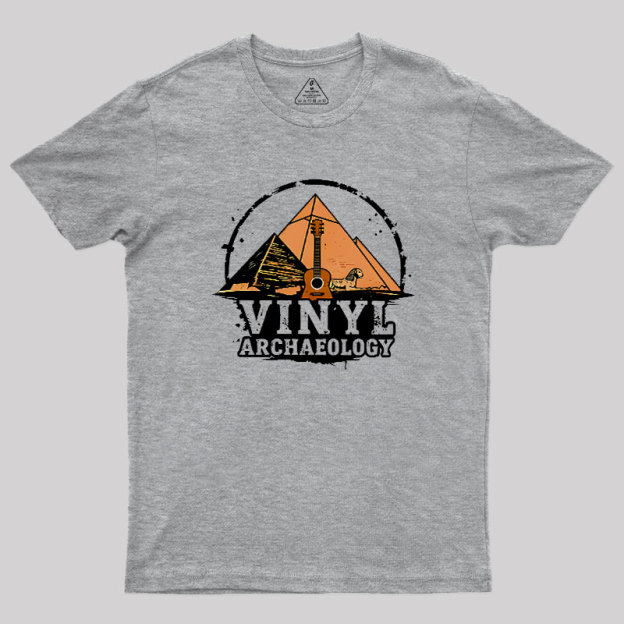 Vinyl Archaeology Geek T-Shirt