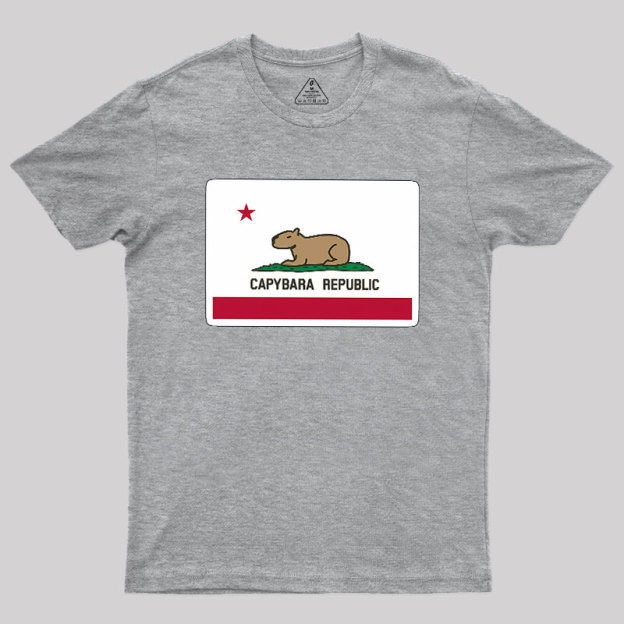 Capybara Flag Geek T-Shirt