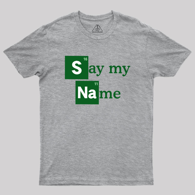 Elemental Name Geek T-Shirt