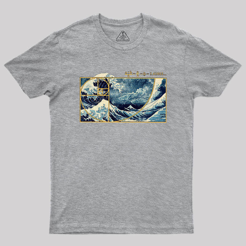 The Great Fibonacci Wave Science Geek T-Shirt