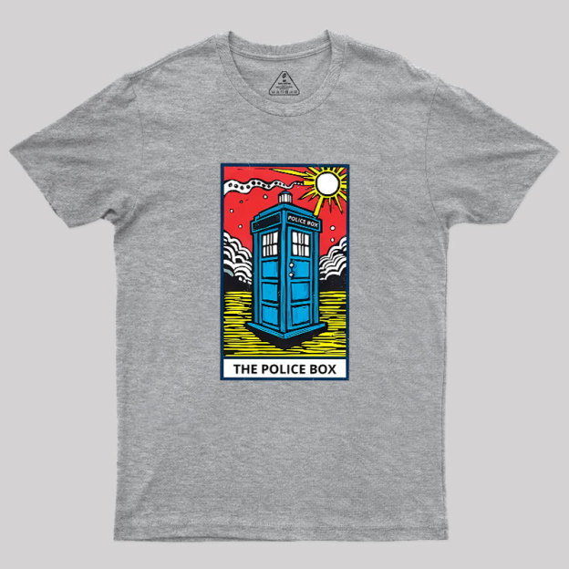 The Police Box-Tarot Card Geek T-Shirt