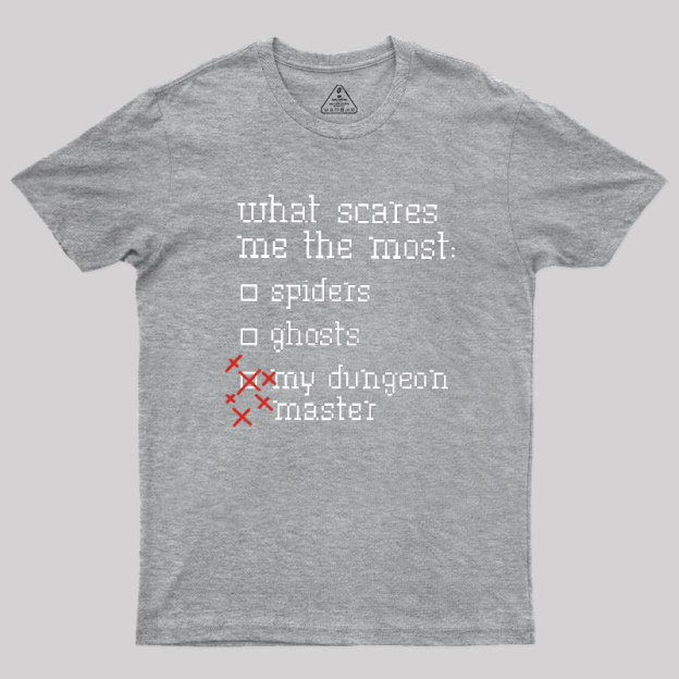 What Scares Me The Most Geek T-Shirt