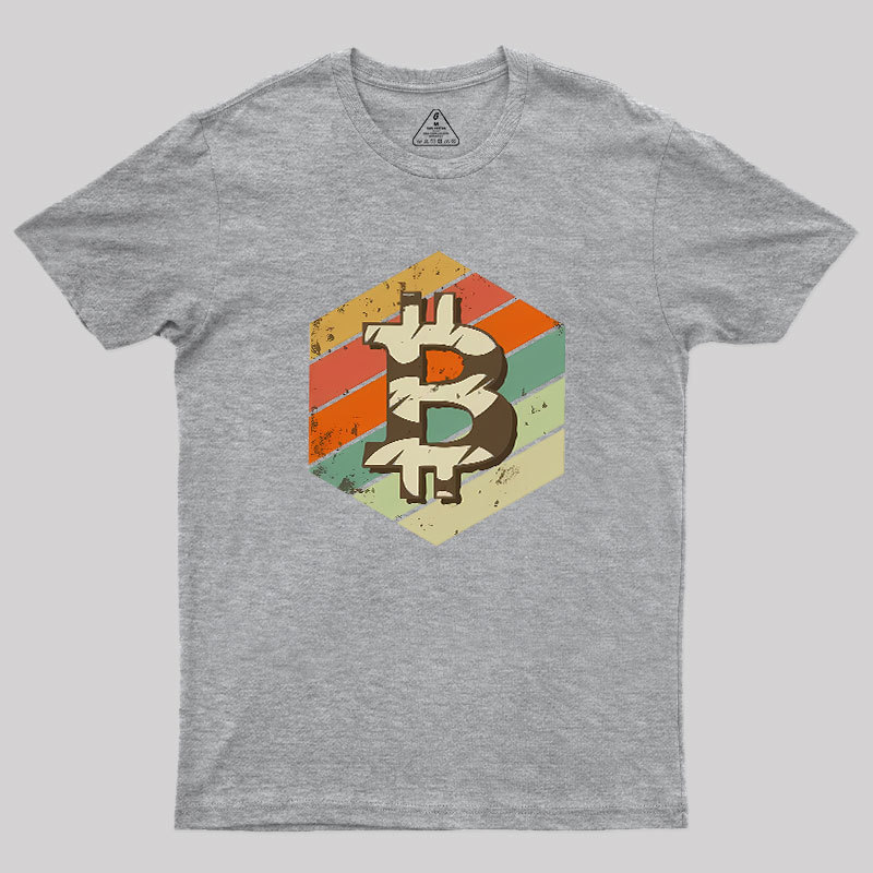 Retro Bitcoin Geek T-Shirt