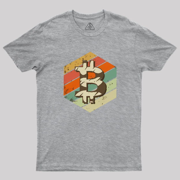 Retro Bitcoin Geek T-Shirt