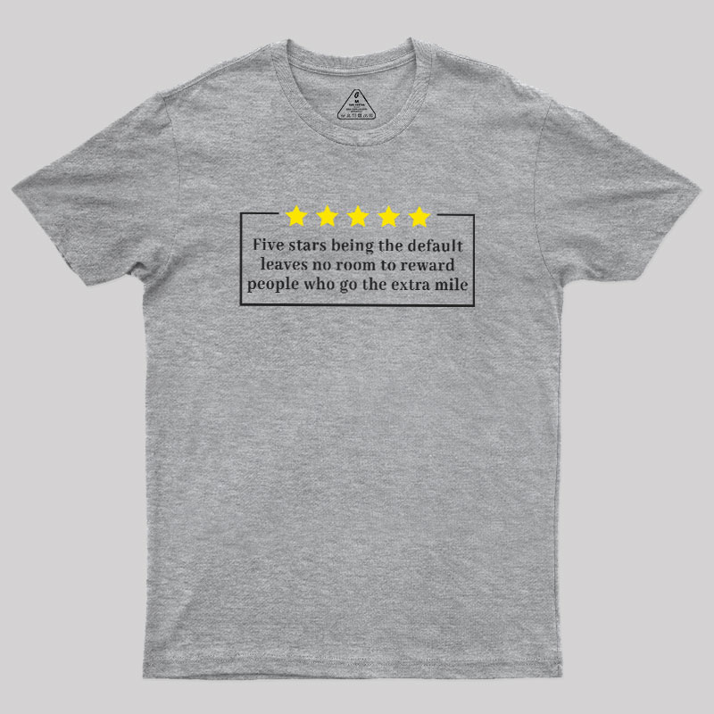 Five Stars Geek T-Shirt