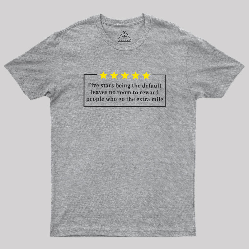 Five Stars Geek T-Shirt