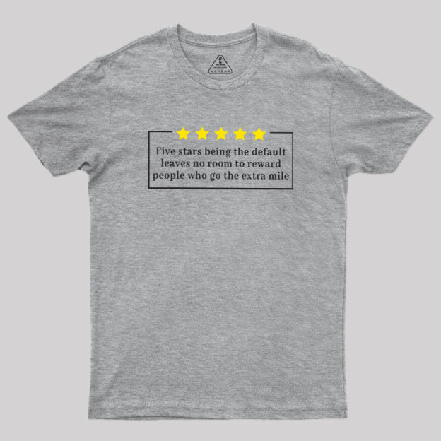 Five Stars Geek T-Shirt