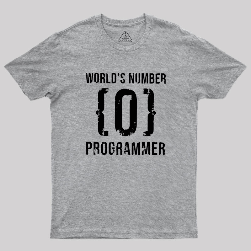 World's Number Programer Geek T-Shirt