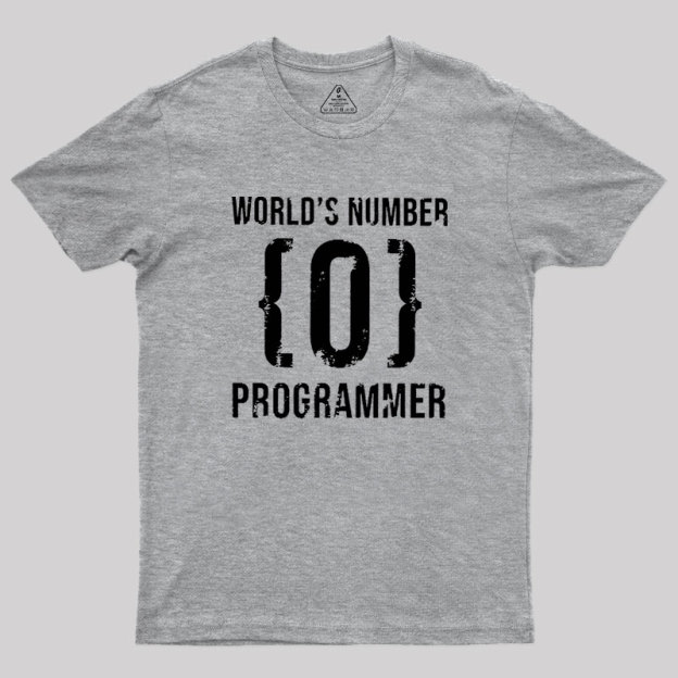 World's Number Programer Geek T-Shirt