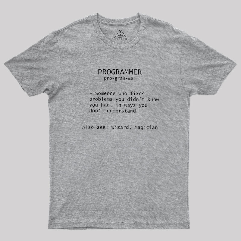 Programmer Definition Geek T-Shirt