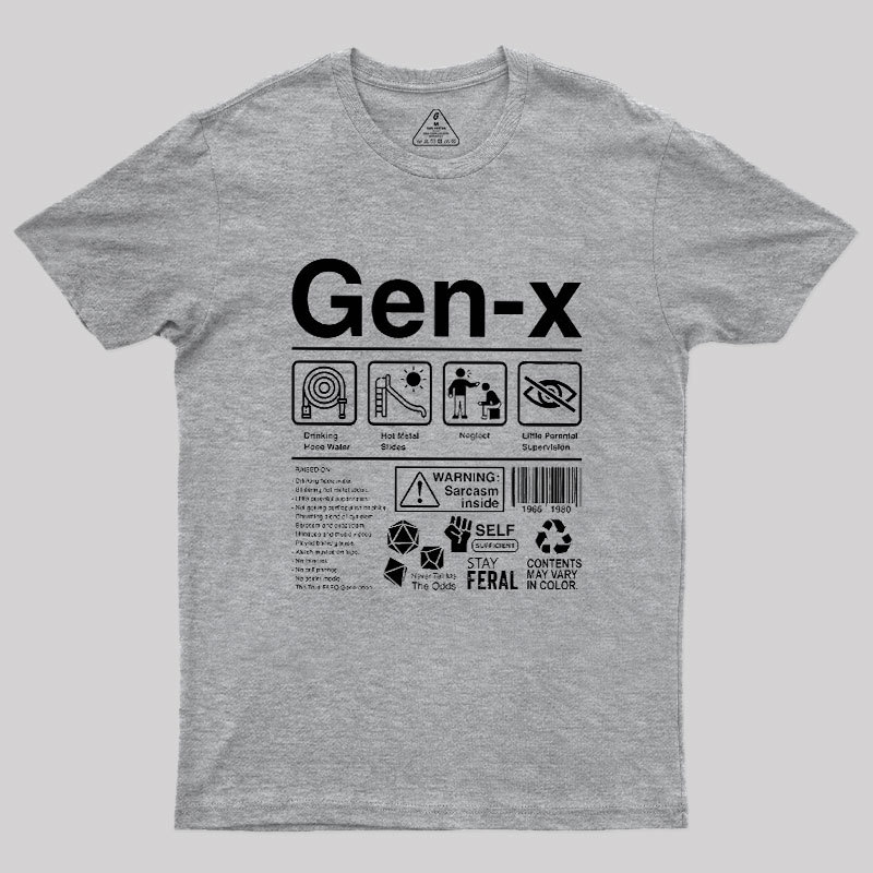 Gen X Label Geek T-Shirt