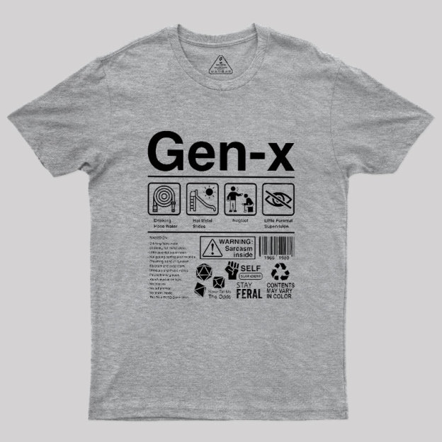 Gen X Label Geek T-Shirt