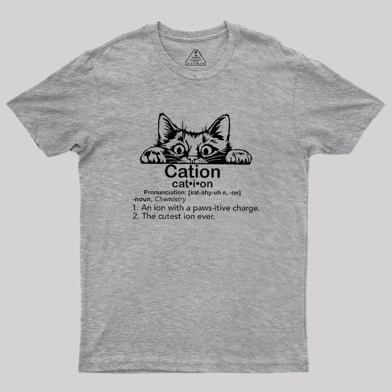 Cat-tion Geek T-Shirt