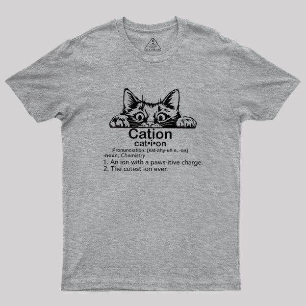 Cat-tion Geek T-Shirt