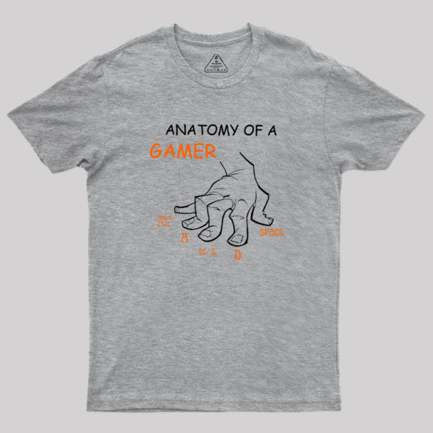 Anatomy Of A Gamer Geek T-Shirt