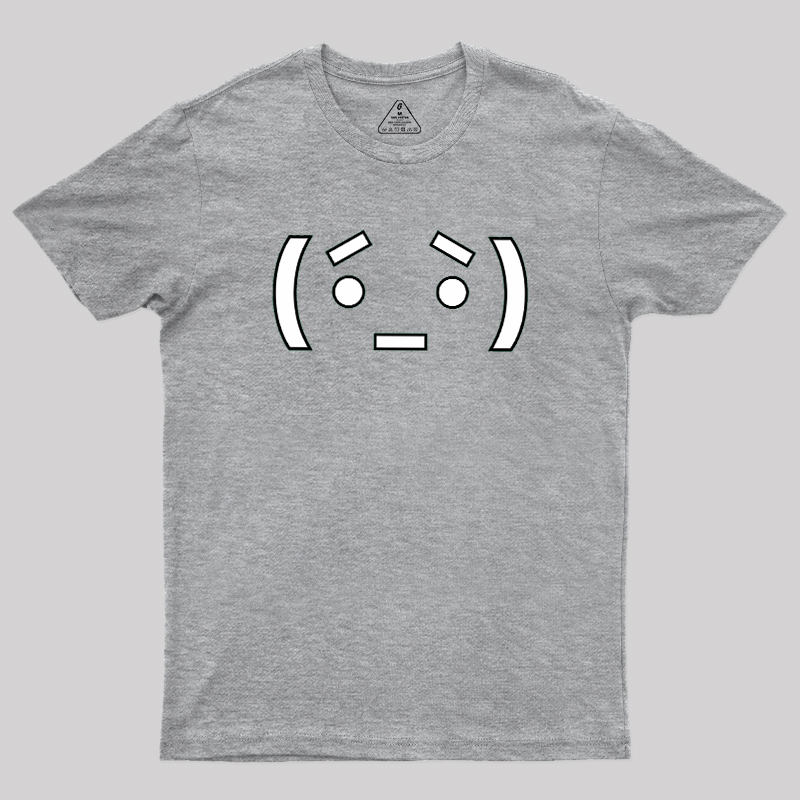 Nerdy Anime Emoticon Geek T-Shirt