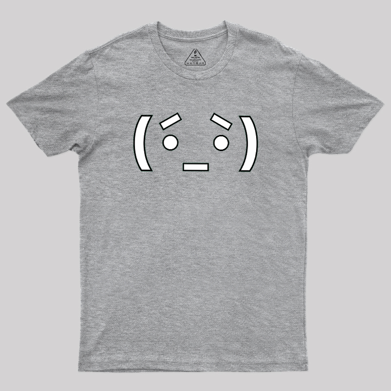 Nerdy Anime Emoticon Geek T-Shirt