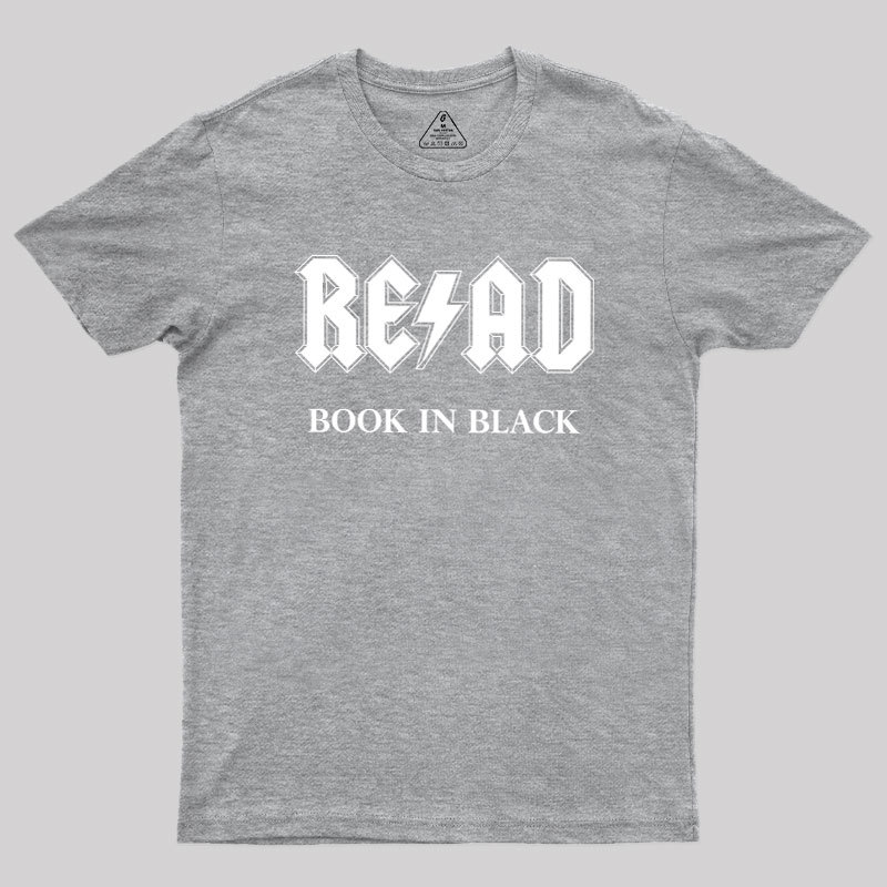 RE/AD - Book In Black Geek T-Shirt