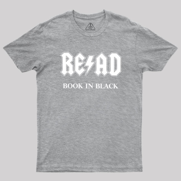 RE/AD - Book In Black Geek T-Shirt