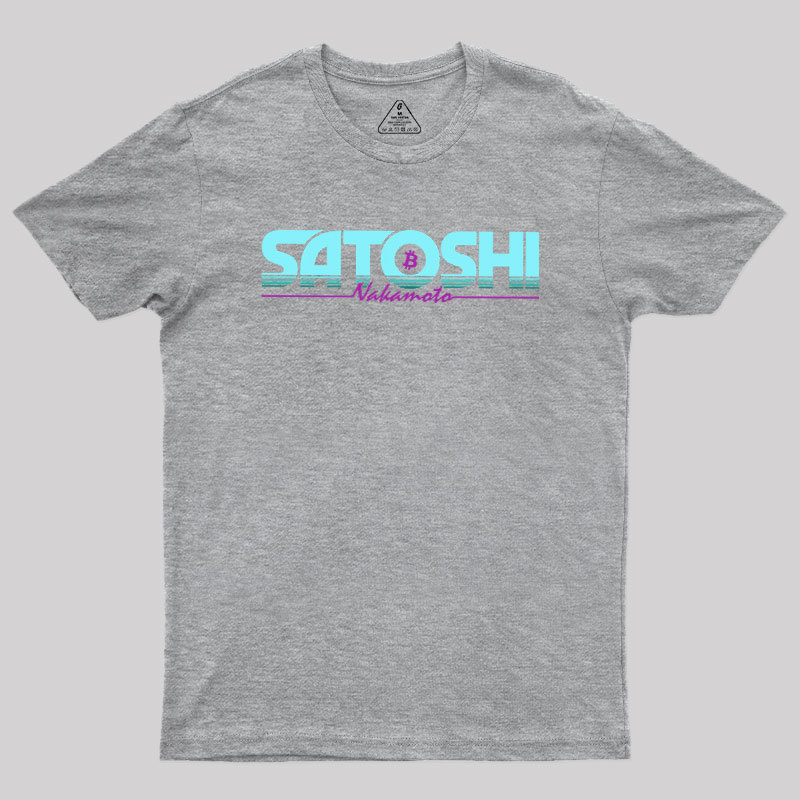 Satoshi Nakamoto Geek T-Shirt