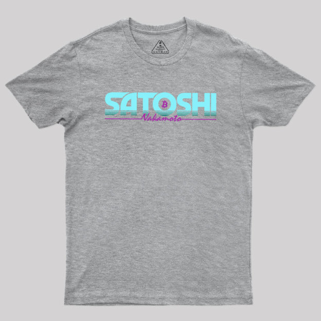 Satoshi Nakamoto Geek T-Shirt