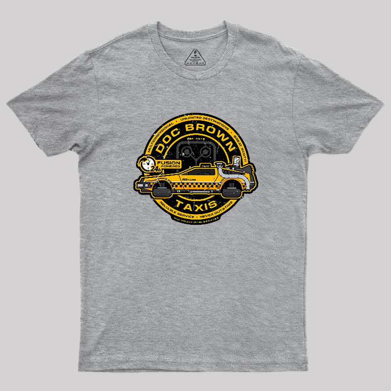 Doc Brown Taxis Geek T-Shirt