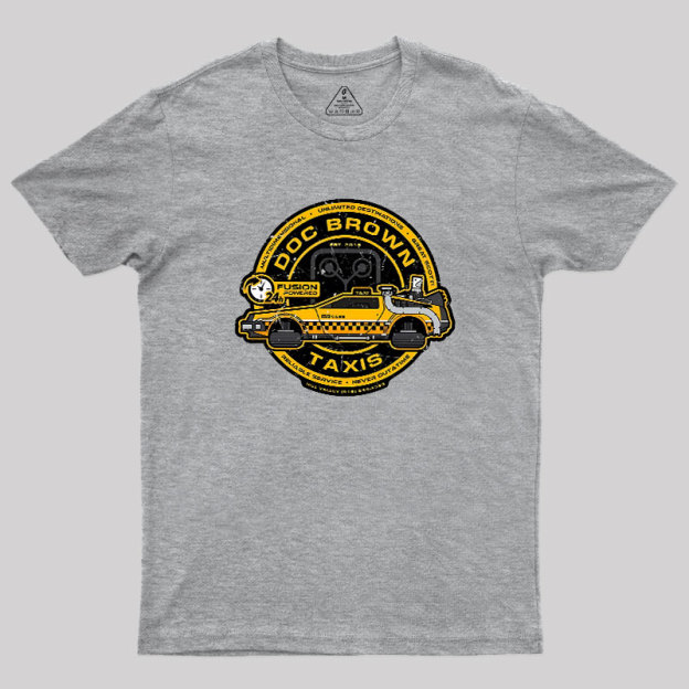 Doc Brown Taxis Geek T-Shirt