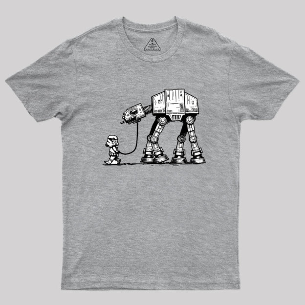 Empire Robot Dog-Star Battles Geek T-Shirt