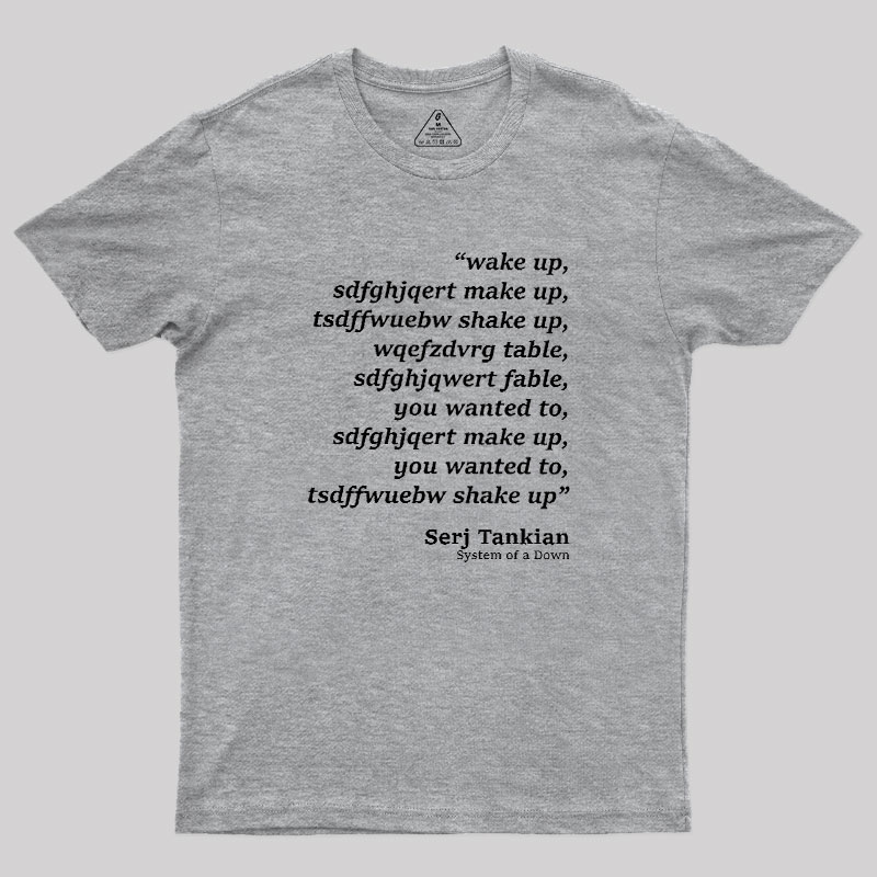 System of a Down Geek T-Shirt