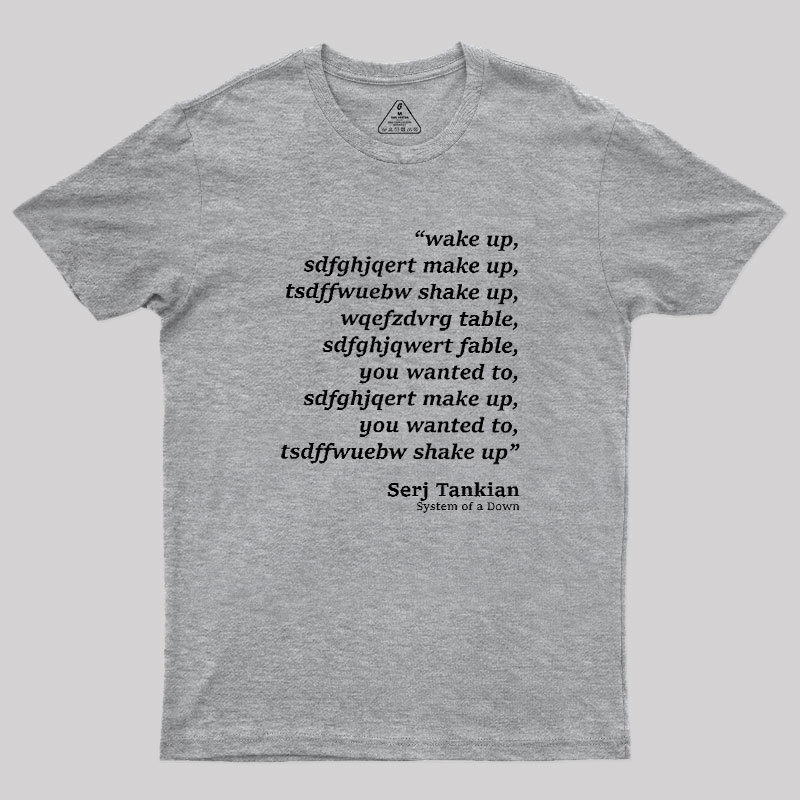 System of a Down Geek T-Shirt