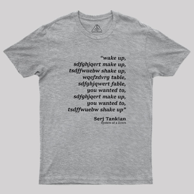 System of a Down Geek T-Shirt