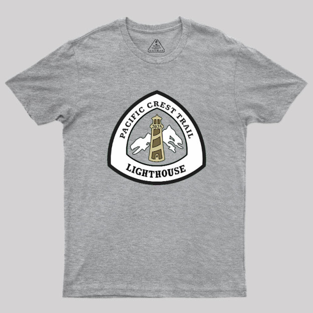 Lighthouse's 2025 PCT Trek Geek T-Shirt