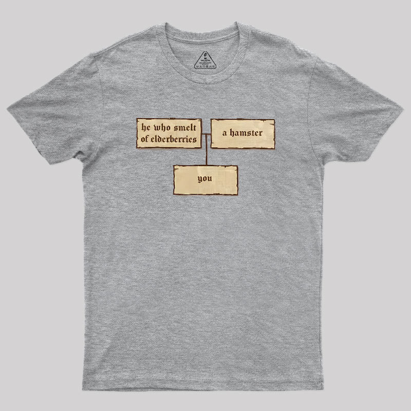 He Who Smelt of Elderberries Geek T-Shirt