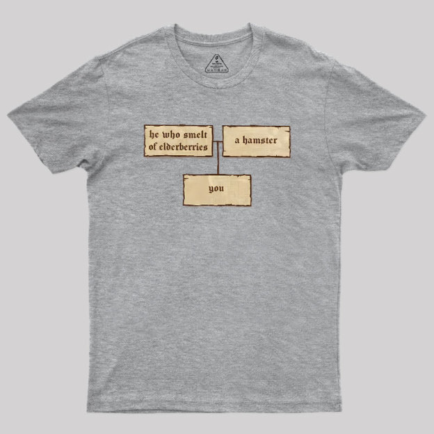 He Who Smelt of Elderberries Geek T-Shirt