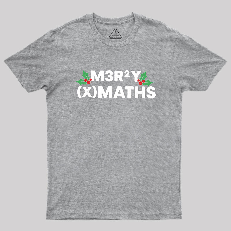 M3RRY (X)MATHS Geek T-Shirt