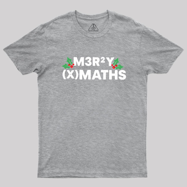 M3RRY (X)MATHS Geek T-Shirt