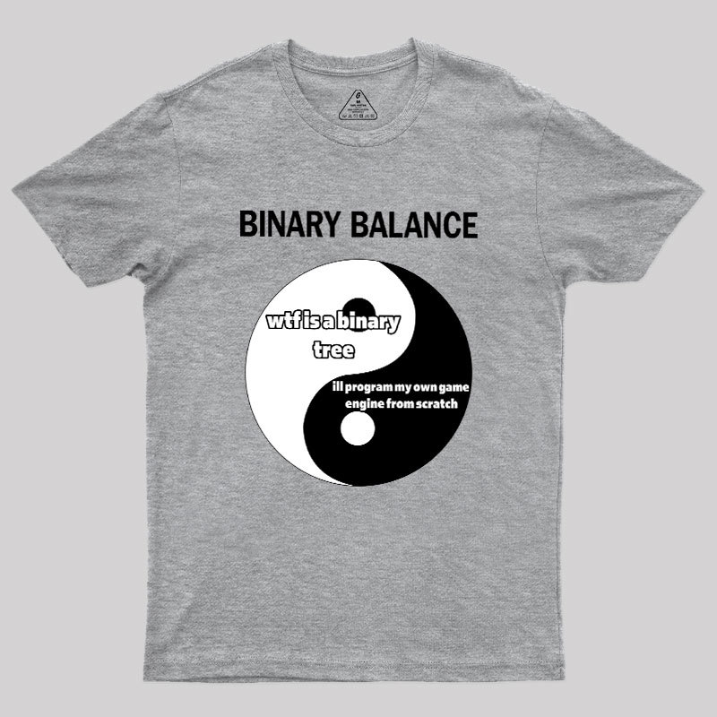 Binary Balance Geek T-Shirt